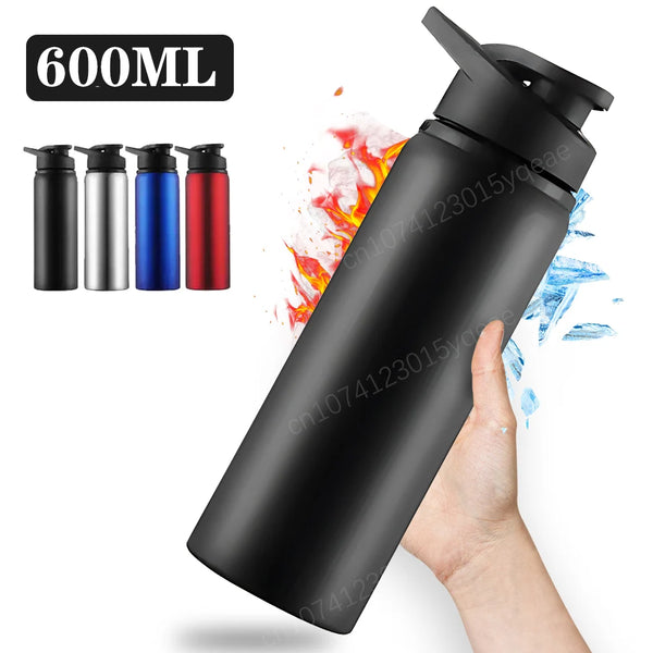 "Stainless Steel Water Bottle – Leak Proof, Portable for Travel, Cycling & Outdoor Sports | Homeious"
