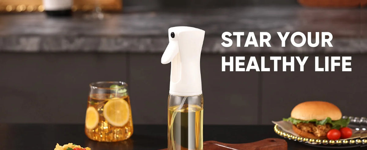 Oil Spray for Cooking - Olive Oil Dispenser Bottle Sprayer Mist-Reusable Food Grade Oil Vinegar,Spray Bottle Kitchen Accessories
