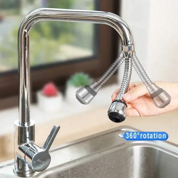 "360° Rotating Faucet Extender –2-Mode High Pressure Water-Saving Tap Attachment for Kitchen & Bathroom| Homeious"