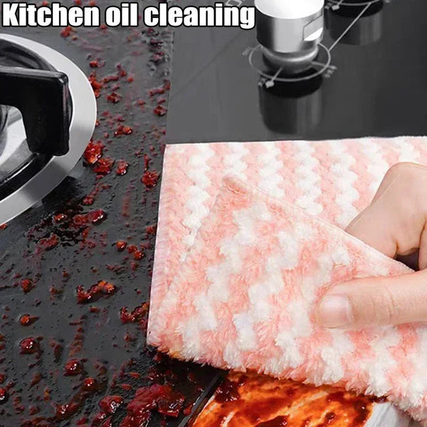 "Microfiber High-Absorbent Velvet Drying Kitchen Towels – Gentle on Dishes, Microfiber Lint Free Tough on Moisture- Homeious"