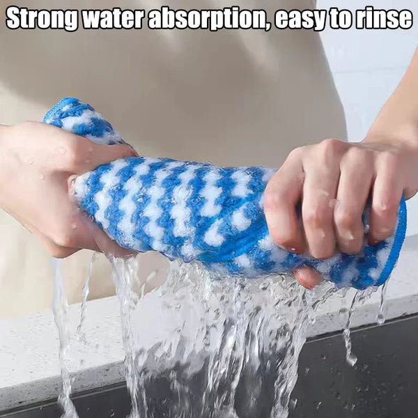 "Microfiber High-Absorbent Velvet Drying Kitchen Towels – Gentle on Dishes, Microfiber Lint Free Tough on Moisture- Homeious"