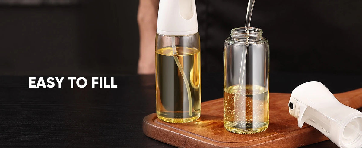 Oil Spray for Cooking - Olive Oil Dispenser Bottle Sprayer Mist-Reusable Food Grade Oil Vinegar,Spray Bottle Kitchen Accessories