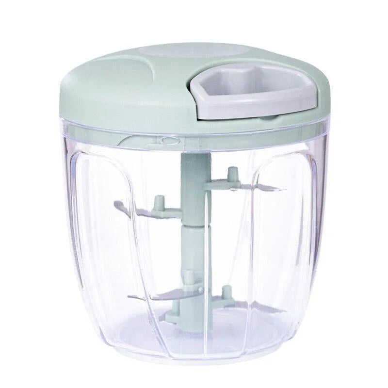 ccesso500/900ML Manual Meat Mincer Garlic Chopper Rotate Garlic Press Crusher Vegetable Onion Cutter Kitchen Cooking Aries