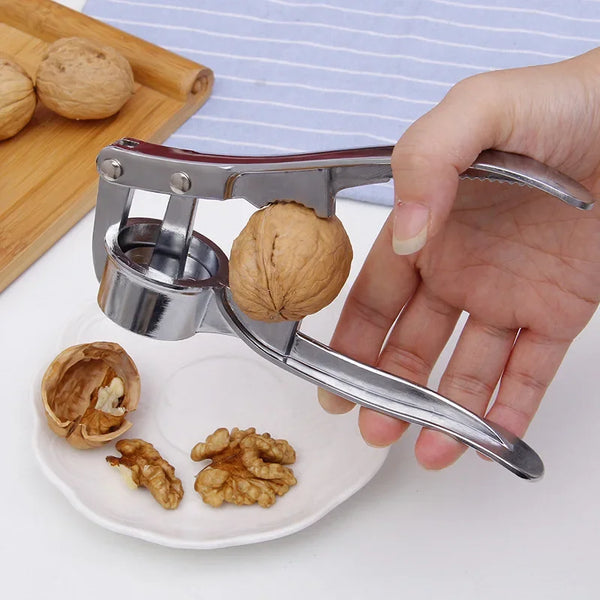 "Stainless Steel Garlic Press – Heavy-Duty Manual Garlic Crusher, Mincer & Squeezer Tool for Easy Grinding | Kitchen Gadge Homious"